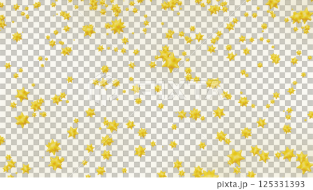 3DCG of deformed pollen scattering - transparent background 3DCG of deformed pollen scattering - transparent background 125331393