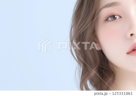 美しい肌の女性「AI生成画像」 125331861