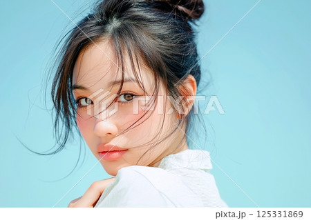 美しい肌の女性「AI生成画像」 125331869
