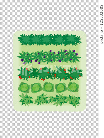 從上方看的田野插圖 從上方看的田野插圖 125332685