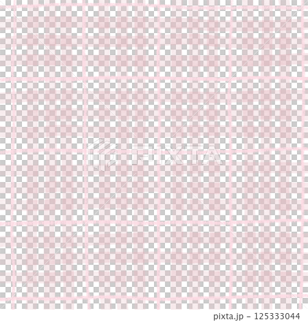 Pink Plaid Tartan Gingham Check Hand Drawn Background Pattern Overlay 125333044