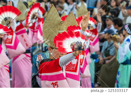 阿波踊りの熱い夜 125333317