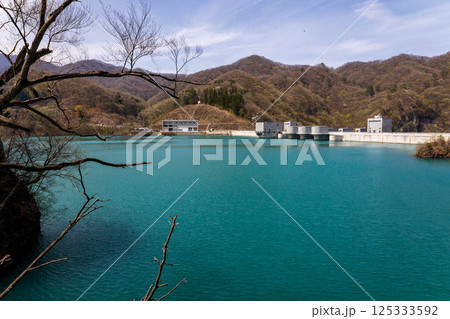 春の八ッ場あがつま湖　群馬県八ッ場ダム 125333592