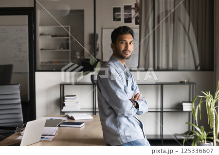 Professional serious confident young Indian executive businessman Professional serious confident young Indian executive businessman 125336607