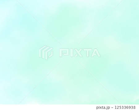 水色の水彩グラデーション背景素材 水色の水彩グラデーション背景素材 125336938