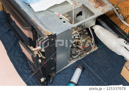 ガスオーブンレンジの修理 125337078