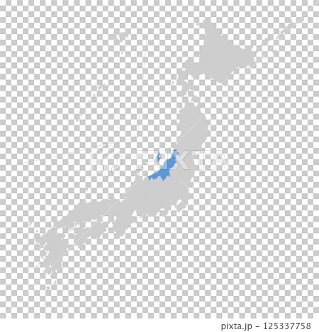 日本地圖新潟縣 日本地圖新潟縣 125337758