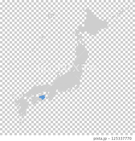 日本德島縣地圖 125337770