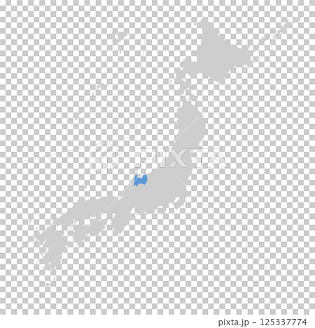 日本富山縣地圖 日本富山縣地圖 125337774