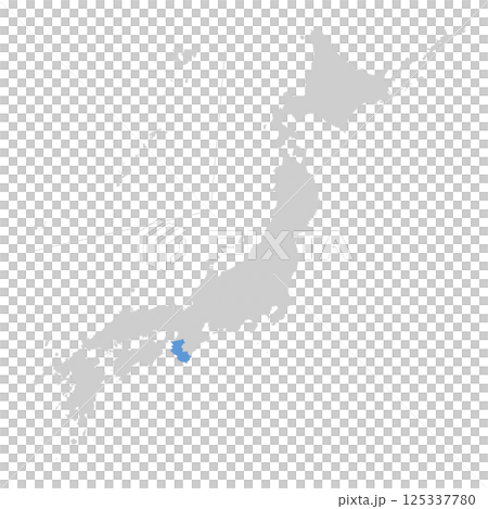 日本和歌山縣地圖 125337780