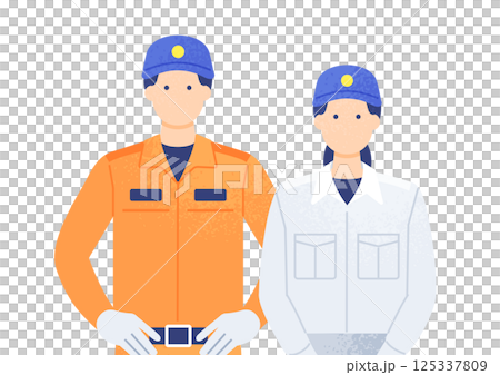 這是一項拯救生命的工作。救援隊和醫護人員的向量插圖。 125337809