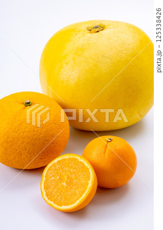 晩白柚 柑橘 晩白柚 柑橘 125338426