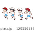 かけっこ　こども　キッズ　 125339134