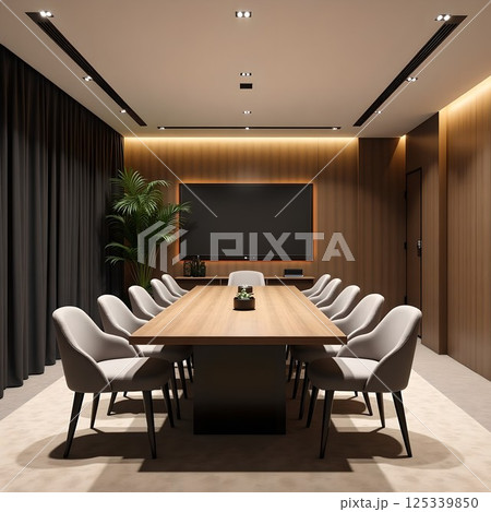 お洒落なミーティングルーム/ラウンジ 125339850