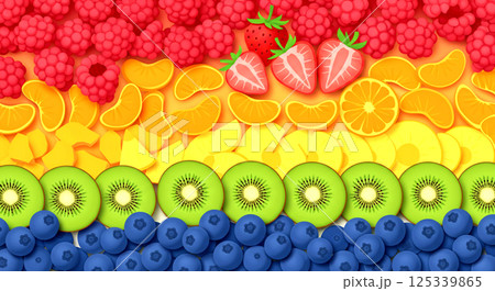 フルーツ盛り合わせ フルーツ盛り合わせ 125339865