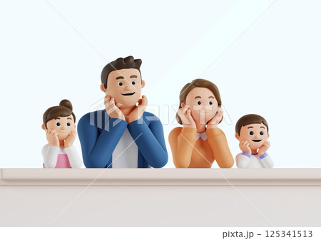 A family celebrating Parents' Day A family celebrating Parents' Day 125341513