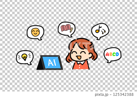 Children tablet learning study education learning Children tablet learning study education learning 125342388