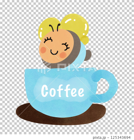 cute little boy in blue shirt holding a cup of tea cute little boy in blue shirt holding a cup of tea 125343694