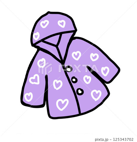 purple raincoat 125343702