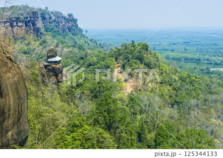 タイ・森林の断崖に建つ仏教寺院 / Wat Phu Tok, Bueng Kan, Thailand 125344133