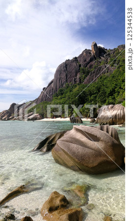 Stunning views. Wonderful islands of Seychelles 125344538