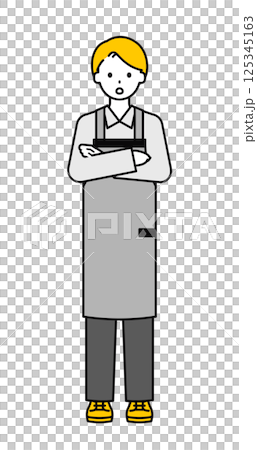 全身pose_簡單的餐廳店員男11 125345163