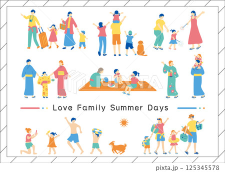 家族と過ごす、夏の思い出 125345578