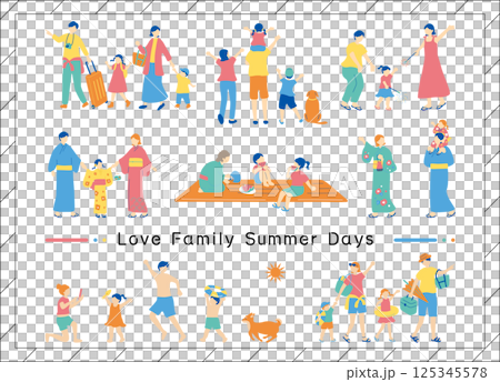 家族と過ごす、夏の思い出 125345578