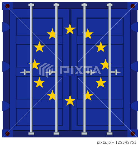 European Trade and Tariff Illustration 125345753