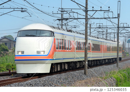 東北本線　栗橋－東鷲宮　東武鉄道　100系　106F編成　スペーシア　日光 125346035