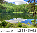 川面に映る木々や青空 125346062