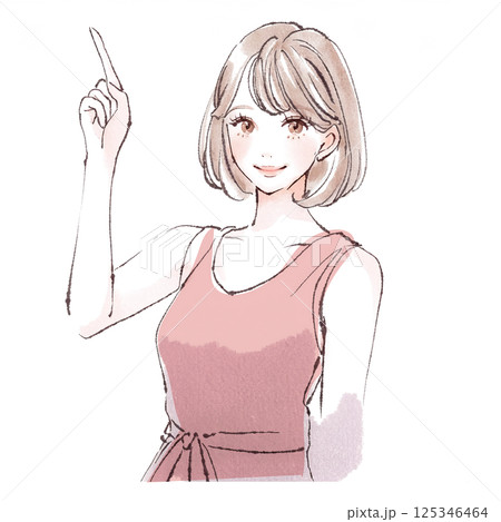 女性・女の子のイラスト素材 女性・女の子のイラスト素材 125346464