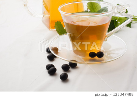 黒豆茶　スタジオ撮影 125347499