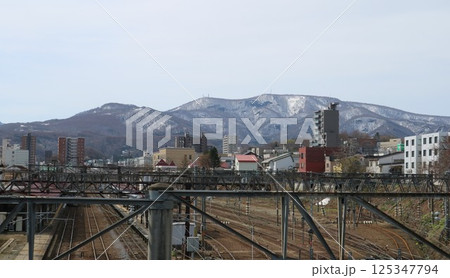 小樽市天狗山,残雪の風景,映画ロケ地 125347794