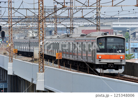 武蔵野線　西川口－北朝霞　JR東日本　205系　M16編成（幕張） 125348006
