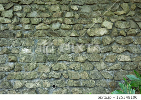 時の流れを感じさせる古い石垣 125348100