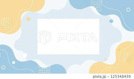 サムネイルで際立つポップな抽象背景デザイン 125348439