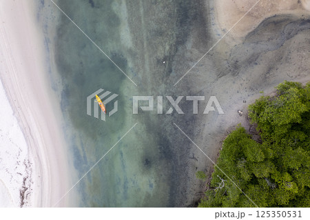 Tropical beach with blue sky Koh Kood or Koh Kut Thailand. 125350531