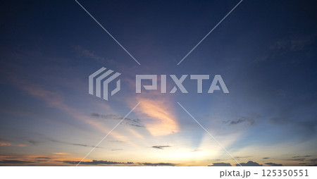 colorful dramatic sky with cloud at sunset colorful dramatic sky with cloud at sunset 125350551