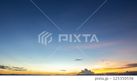 colorful dramatic sky with cloud at sunset colorful dramatic sky with cloud at sunset 125350556