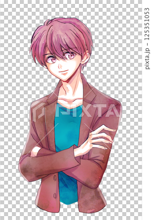 Man with arms crossed, smiling Man with arms crossed, smiling 125351053