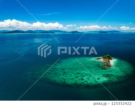 Beautiful landscape summer sea beach nature background,Amazing waves texture background, Aerial view wide angle sea background Beautiful landscape summer sea beach nature background,Amazing waves texture background, Aerial view wide angle sea background 125352422