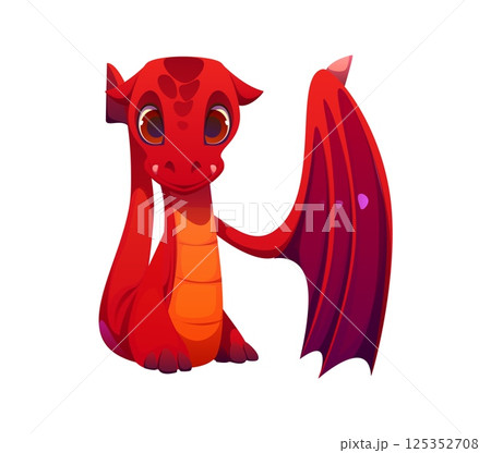 Fairy red dragon character font letter H. Fairy dragon type symbol, Asian reptile character cartoon vector kids ABC font sign. Red fairy animal or creature English alphabet typeset element or letter Fairy red dragon character font letter H. Fairy dragon type symbol, Asian reptile character cartoon vector kids ABC font sign. Red fairy animal or creature English alphabet typeset element or letter 125352708