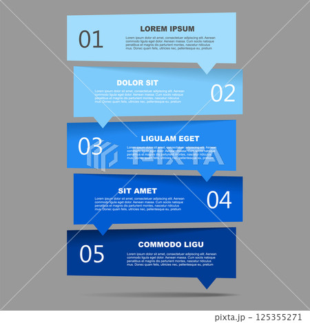 Infographic design template with place for your data. Vector illustration. Infographic design template with place for your data. Vector illustration. 125355271