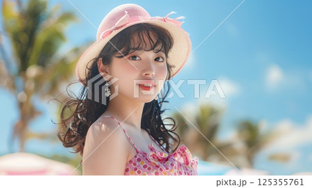 昭和っぽい美しい女性 125355761