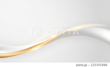golden curve composition, background is white 125355898