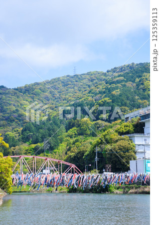 春の川上峡　鯉のぼり　佐賀県佐賀市 125359113