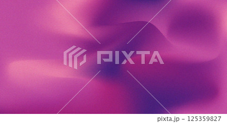 Bright wavy magenta and violet fluid mesh gradient background with grain noise texture overlay. Abstract soft y2k purple and dark pink liquid grainy backdrop for technology banner design, print Bright wavy magenta and violet fluid mesh gradient background with grain noise texture overlay. Abstract soft y2k purple and dark pink liquid grainy backdrop for technology banner design, print 125359827