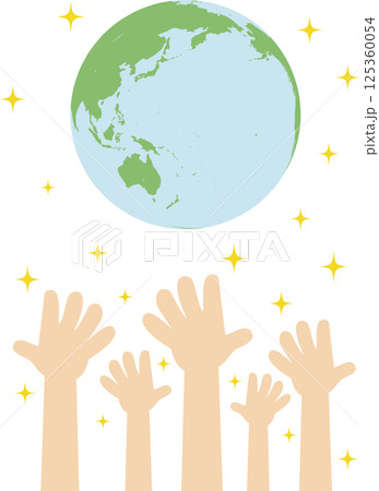 輝く未来へ手を伸ばす 125360054