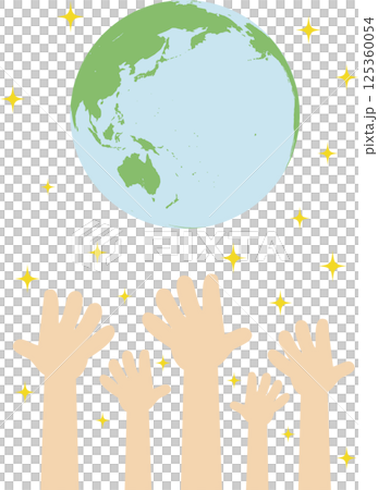 輝く未来へ手を伸ばす 125360054